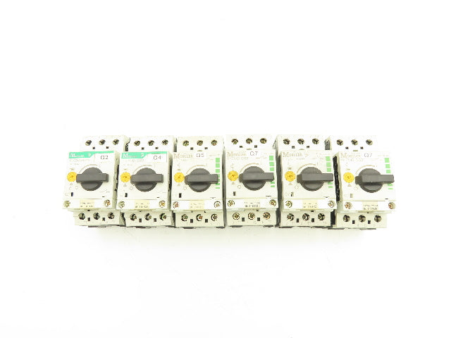 Moeller PKZMO-0.63 Circuit Breaker Motor Protector 0.4-0.63A 600VAC 3PH Lot Of 6