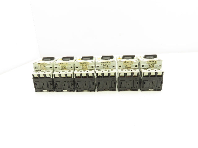 Moeller PKZMO-0.63 Circuit Breaker Motor Protector 0.4-0.63A 600VAC 3PH Lot Of 6