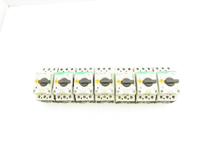 Moeller PKZM0-1 Circuit Breaker Motor Protector 1A 600VAC 3PH 1/2HP Lot Of 7