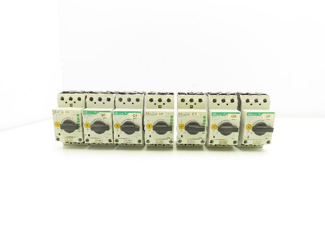 Moeller PKZM0-1 Circuit Breaker Motor Protector 1A 600VAC 3PH 1/2HP Lot Of 7