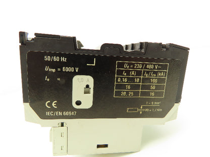 Moeller PKZM0-1 Circuit Breaker Motor Protector 1A 600VAC 3PH 1/2HP Lot Of 7