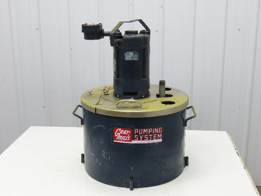 Graymills Superflo Vertical Centrifugal Pump 12 Gal Pail 1/2Hp 115V/230V 1PH