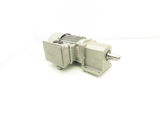 Lenze G50AH045MVBR2C Inline Gearmotor w/Brake 230/460V 3PH 14.8:1 Reducer 113rpm