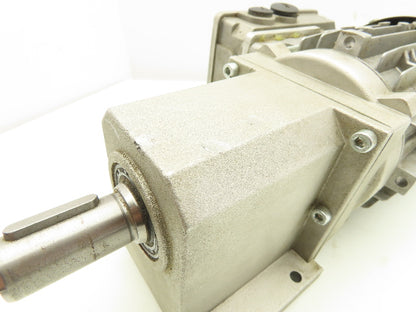 Lenze G50AH045MVBR2C Inline Gearmotor w/Brake 230/460V 3PH 14.8:1 Reducer 113rpm