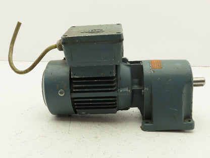 ABM G71/3D56C-4 Inline Gearmotor .18kw 230/460V 3PH 13.8:1 Reducer 113rpm