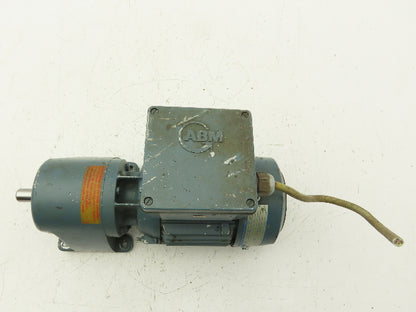 ABM G71/3D56C-4 Inline Gearmotor .18kw 230/460V 3PH 13.8:1 Reducer 113rpm