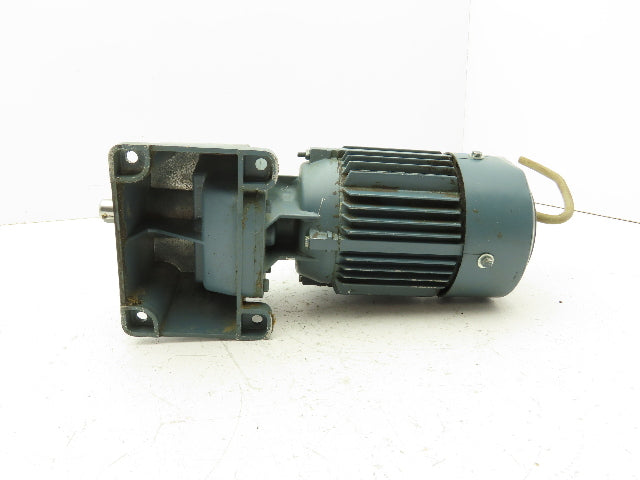 ABM G71/3D56C-4 Inline Gearmotor .18kw 230/460V 3PH 13.8:1 Reducer 113rpm