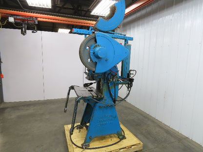 L&J No 2 Mechanical OBI Punch Press 18 Ton 2" Stroke 6" Throat 1.5Hp 3Ph