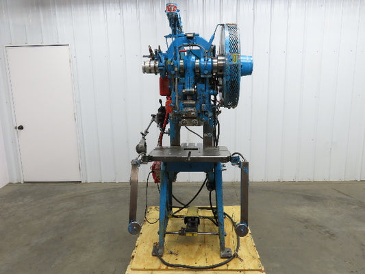 L&J No 2 Mechanical OBI Punch Press 18 Ton 2" Stroke 6" Throat 1.5Hp 3Ph