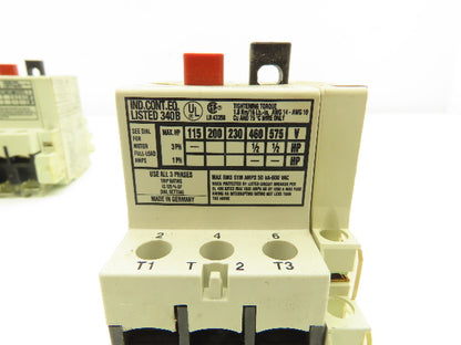 Klockner Moeller PKZM 1-0,6 Manual Motor Starter 1/2 HP 660V 3Ph Lot Of 9