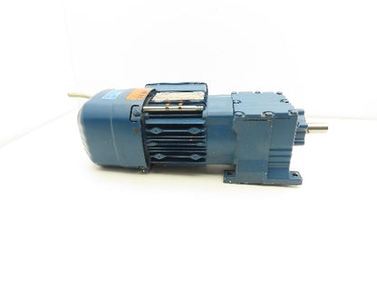 Sew Eurodrive R17 DRS71S4BE05HR Gearmotor w/Brake .33Hp 230/460V 15.8:1 107rpm