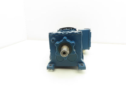 Sew Eurodrive R17 DRS71S4BE05HR Gearmotor w/Brake .33Hp 230/460V 15.8:1 107rpm