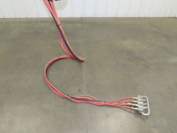 Ingersoll Rand HL2000 2 Ton 4000Lb Pneumatic Air Hoist 16' Lift w/Power Trolley