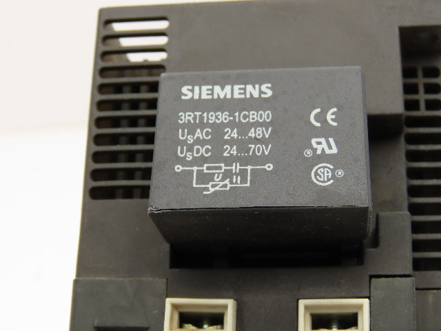 Siemens 3RT1045-1BB40 Sirius Motor Starter Contactor 24vDC Coil