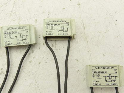 Allen Bradley 199-MSMA1 Surge Suppressor 240v 1.2k Ohm, 0.047 mF Lot of 14