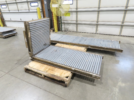 Mathews 30"x 17' 10" Gravity Roller Conveyor Walk-Thru Gate 1-3/8" Roller 27"BF