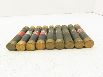 Buss Bussman FRSR50 FRS-R-50 Time Delay Fuse 50Amp RK5 600VAC 300VDC Lot of 9