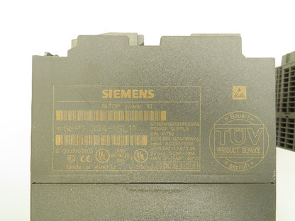 Siemens 6EP1 334-1SL11 SITOP Power 10 Power Supply 120VAC 10A 24VDC Lot Of 2