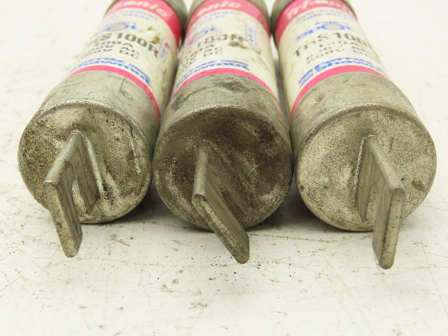 Ferraz Shawmut TRS100R Fuse 100A 600VAC 600VDC Lot of 3