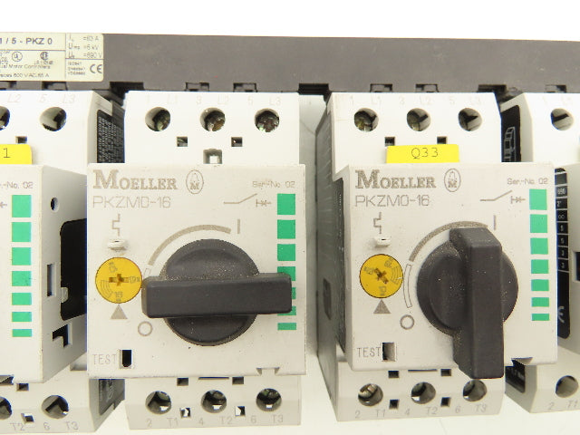Moeller PKZM0-16 Manual Motor Starter 16A 600VAC 3PH Lot Of 5
