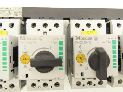 Moeller PKZM0-16 Manual Motor Starter 16A 600VAC 3PH Lot Of 5