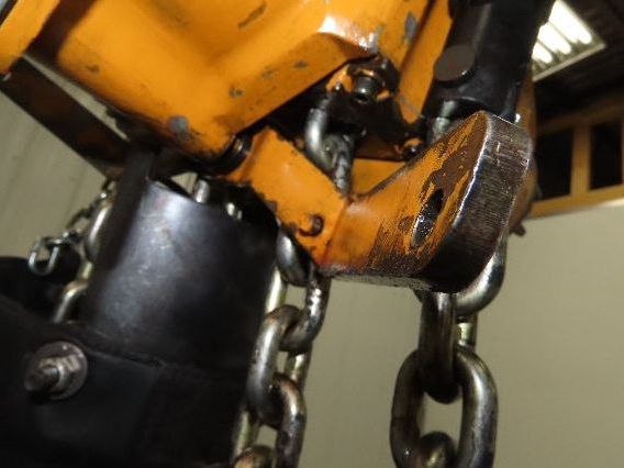 Ingersoll Rand HL200QK 2 Ton 4000Lb Pneumatic Air Hoist 11' 8"Lift Power Trolley