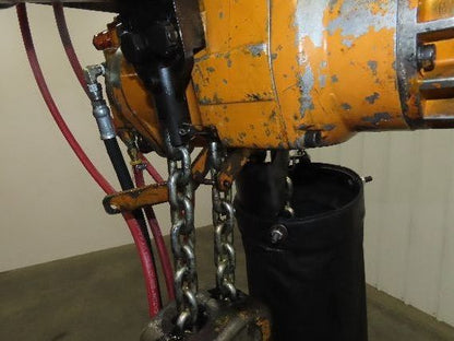 Ingersoll Rand HL200QK 2 Ton 4000Lb Pneumatic Air Hoist 11' 8"Lift Power Trolley