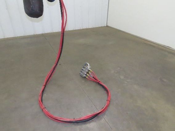 Ingersoll Rand HL200QK 2 Ton 4000Lb Pneumatic Air Hoist 11' 8"Lift Power Trolley