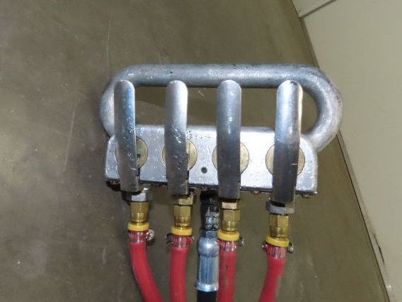 Ingersoll Rand HL200QK 2 Ton 4000Lb Pneumatic Air Hoist 11' 8"Lift Power Trolley