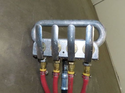 Ingersoll Rand HL200QK 2 Ton 4000Lb Pneumatic Air Hoist 11' 8"Lift Power Trolley