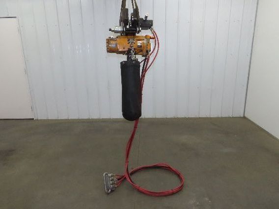 Ingersoll Rand HL200QK 2 Ton 4000Lb Pneumatic Air Hoist 11' 8"Lift Power Trolley