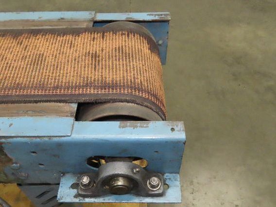 13"x 41" Belt Conveyor 8" Grip Top Belt 115/230V 1PH Chain Drive 50fpm Adj Ht