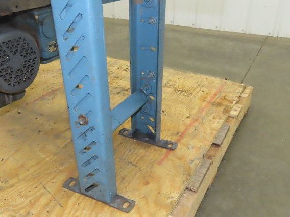 13"x 41" Belt Conveyor 8" Grip Top Belt 115/230V 1PH Chain Drive 50fpm Adj Ht