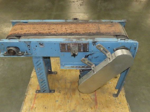 13"x 41" Belt Conveyor 8" Grip Top Belt 115/230V 1PH Chain Drive 50fpm Adj Ht