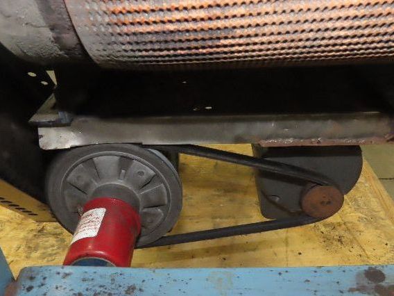 13"x 41" Belt Conveyor 8" Grip Top Belt 115/230V 1PH Chain Drive 50fpm Adj Ht