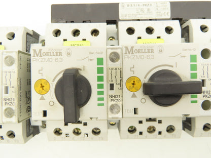 Moeller PKZMO63 PKZM0-6.3 Manual Motor Starter 6.3A 600VAC 3PH  Lot Of 5