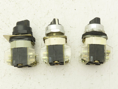 Allen Bradley 4 Position Selector Control Switches 30mm Lot of 3
