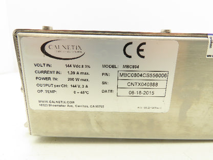 Calnetix MBC804 Magnatec Magnetic Bearing Control Unit 3A 144VDC