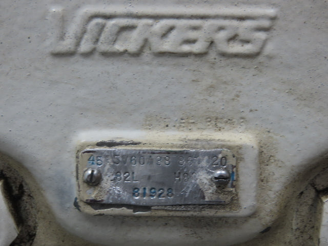 GE Vickers 4535V-60A38 Hydraulic 2 Pump Unit 38/60 GPM 2500 PSI 100Hp 230/460V