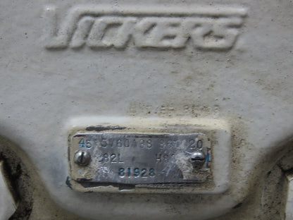 GE Vickers 4535V-60A38 Hydraulic 2 Pump Unit 38/60 GPM 2500 PSI 100Hp 230/460V