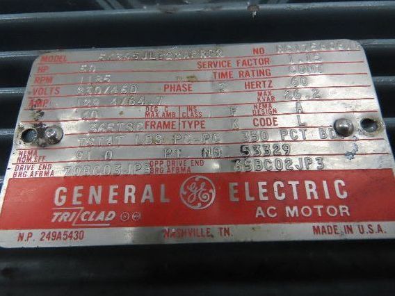 Vickers PVE62Q1R/35V30A Hydraulic 2 Pump Unit 30/40 GPM 2500 PSI 50Hp 230/460V