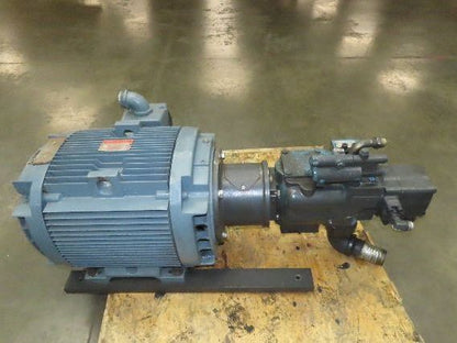 Vickers PVE62Q1R/35V30A Hydraulic 2 Pump Unit 30/40 GPM 2500 PSI 50Hp 230/460V