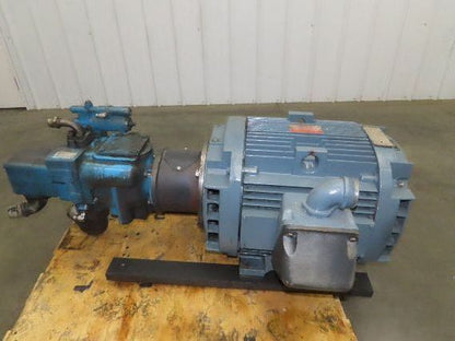 Vickers PVE62Q1R/35V30A Hydraulic 2 Pump Unit 30/40 GPM 2500 PSI 50Hp 230/460V