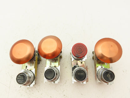 Cutler-Hammer Start Stop Pushbutton Set 30mm Lot of 4
