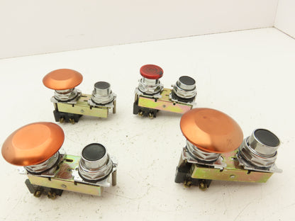 Cutler-Hammer Start Stop Pushbutton Set 30mm Lot of 4