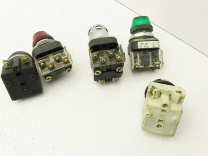 Allen Bradley Square D 800T Pilot Light 30mm Lot of 14