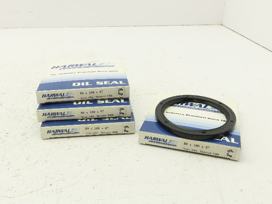 Harwal Oil Seal 80x100x7 ADL NBR Lot of 4