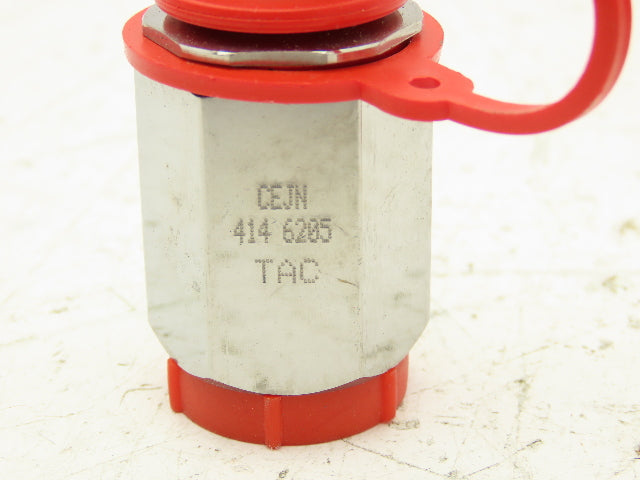 CEJN 4146205 Quick Disconnect Valved Fluid Coupler 1/2" Female Thread Lot of 7