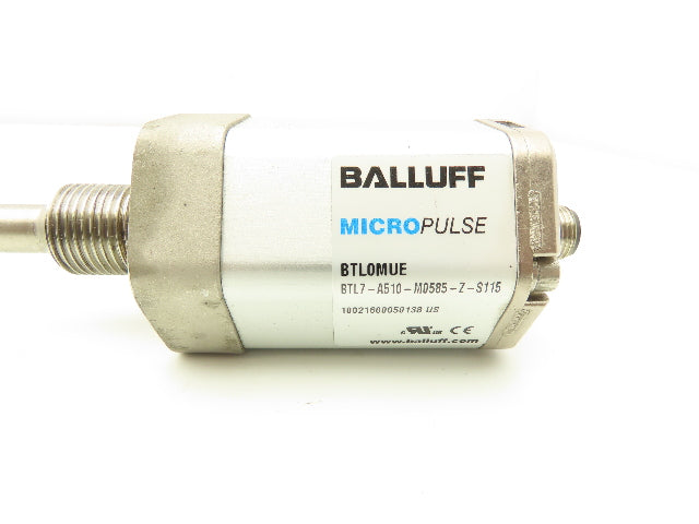 Balluff BTL7-A510-M0585-Z-S115 Micro Pulse Linear Cylinder Position Sensor 585mm