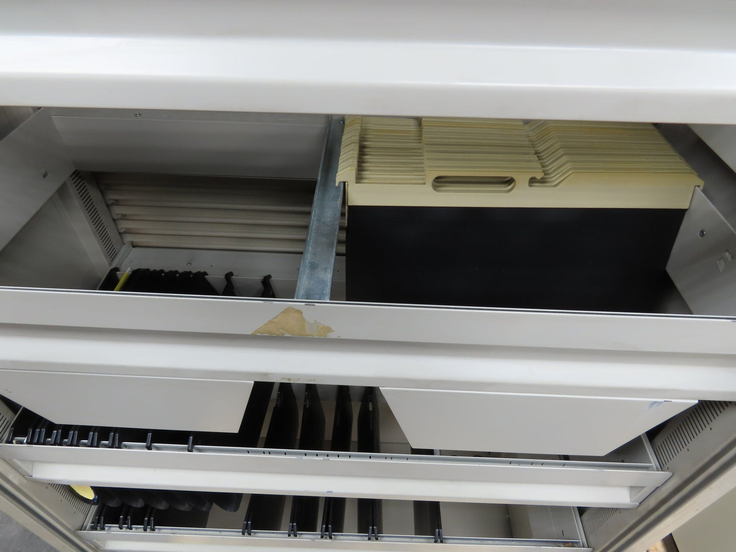 Wright Line Roll Up Door File Storage Cabinet Unit 36x18x83" Lot of 2
